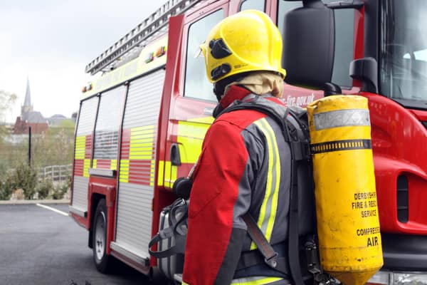 Four fire engines from Burnley, Padiham and Hyndburn, were called out to deal with a blaze in an apartment block yesterday.