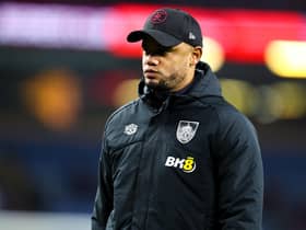Burnley manager Vincent Kompany leaves the field at half time

The Emirates FA Cup Fourth Round Replay - Burnley v Ipswich Town - Tuesday 7th February 2023 - Turf Moor - Burnley