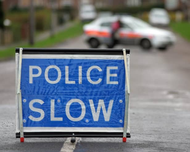 Skipton Old Road in Colne has been closed by police following an accident