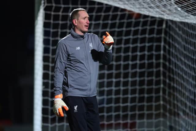 Chris Kirkland during his Liverpool Women days.