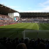 BURNLEY, ENGLAND - OCTOBER 26: A general view of the stadium during the Barclays Premier League match between Burnley and Everton at Turf Moor on October 26, 2014 in Burnley, England. (Photo by Chris Brunskill/Getty Images)