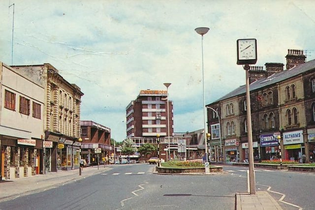 A view along St. James' Street to the Keirby Hotel.