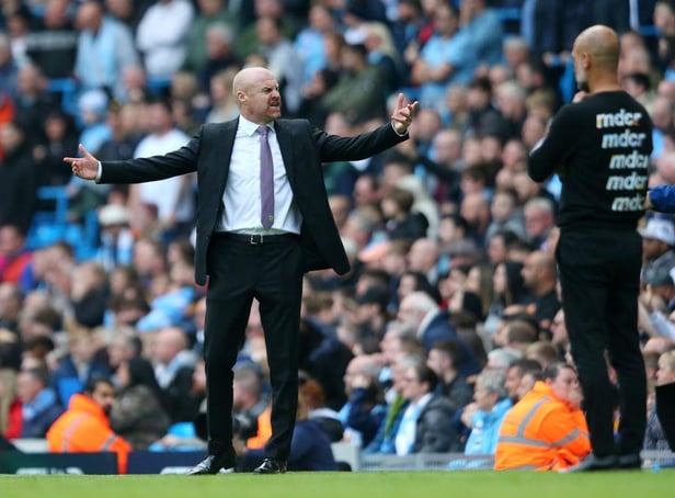 Sean Dyche, Manager of Burnley. (Photo by Alex Livesey/Getty Images)