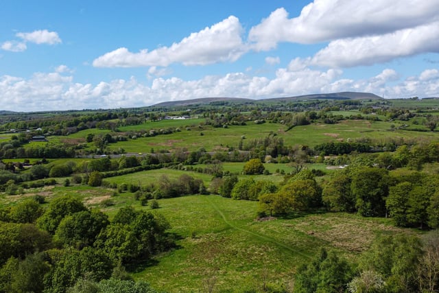 Looking out over Burnley towards the M65 and Pendle Hill. Photo: Kelvin Stuttard