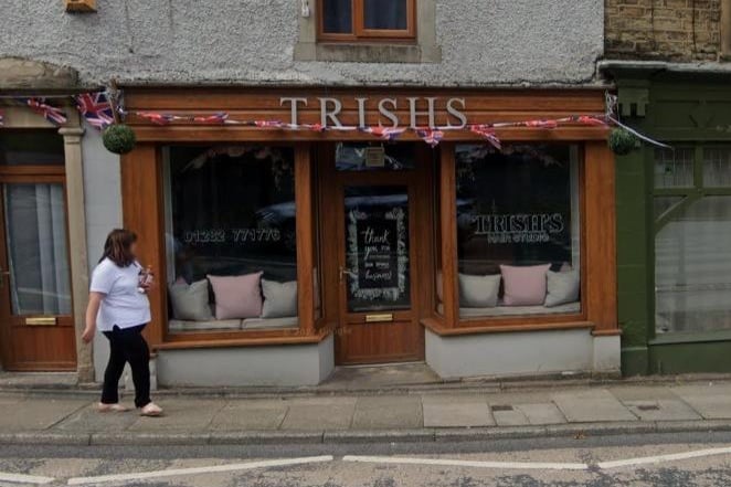 Trish's Hair Studio on Church Street, Padiham, has a 5 out of 5 rating from 26 Google reviews