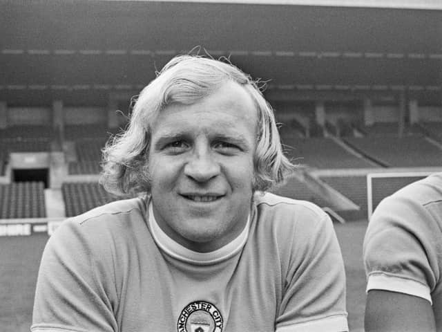 English footballer Francis Lee of Manchester City FC, a League Division 1 team at the start of the 1973-74 football season, UK, 30th August 1973.  (Photo by Evening Standard/Hulton Archive/Getty Images)