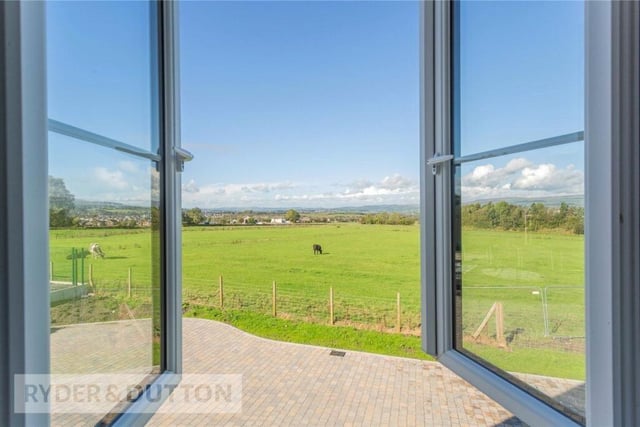 Stunning countryside views from the property