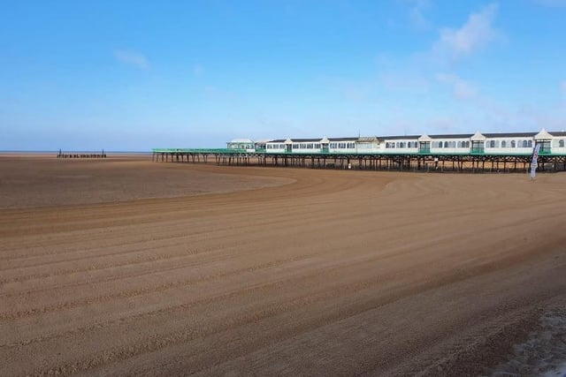 At St Annes seafront and beach feature miles of open public land to explore. It’s an enormous natural beach