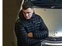 Police are looking for this man regarding a serious Whalley assault. He is described as 5ft 10, wearing a black jacket, black jeans and black shoes.