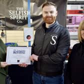 The Selfish Spirit Company, who produce sustainable spirits and give part of the profits back to charity, at Burnley Market