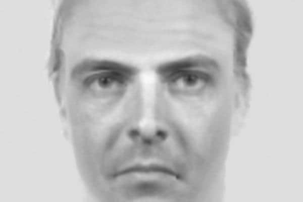 Do you recognise this man? Police have released this evofit of a suspect after a man exposed himself to a teenage girl in Pendle
