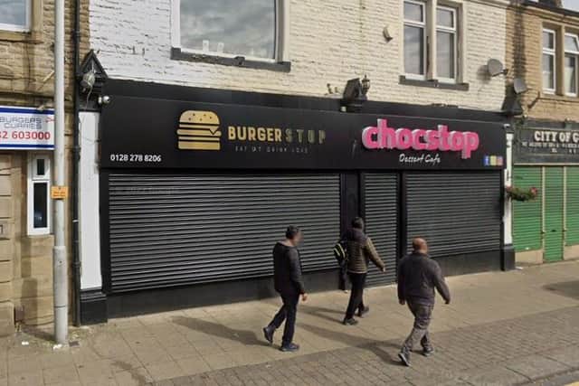 Burger Stop and Chocstop's frontage was changed in summer 2021