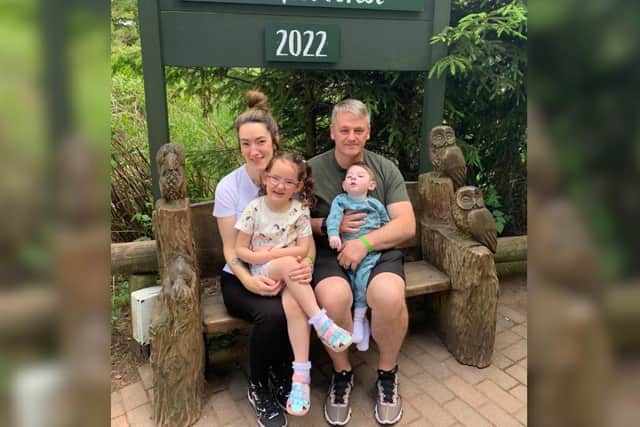 Jake on holiday with his family at Center Parcs
