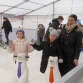 An ice rink has been installed in Burnley town centre to keep youngsters and families entertained right up until this Friday (December 23rd)