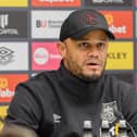 Burnley manager Vincent Kompany in the post match interview

The Emirates FA Cup Third Round - Bournemouth v Burnley - Saturday 7th January 2023 - Dean Court - Bournemouth