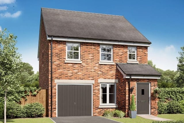 Another new home that could be yours is this three bed detached house in Poulton-le-Fylde, coming soon for £250,000