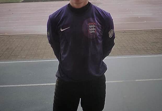 Marcus Burgess with England Colleges 2014