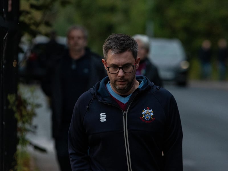 Burnley fans arrive at the Peninsula Stadium for the Carabao Cup tie with Salford City. Photo: Kelvin Lister-Stuttard