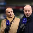 LUTON, ENGLAND - DECEMBER 05: Amazon Prime Video pundit Alan Shearer ahead of the Premier League match between Luton Town and Arsenal FC at Kenilworth Road on December 05, 2023 in Luton, England. (Photo by Catherine Ivill/Getty Images)