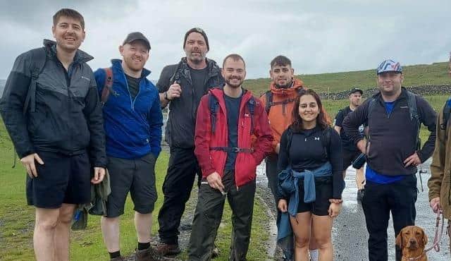 Group of ELE employees on the Yorkshire three peaks challenge in aid of ‘Rachel’s Christmas Toy Appeal’