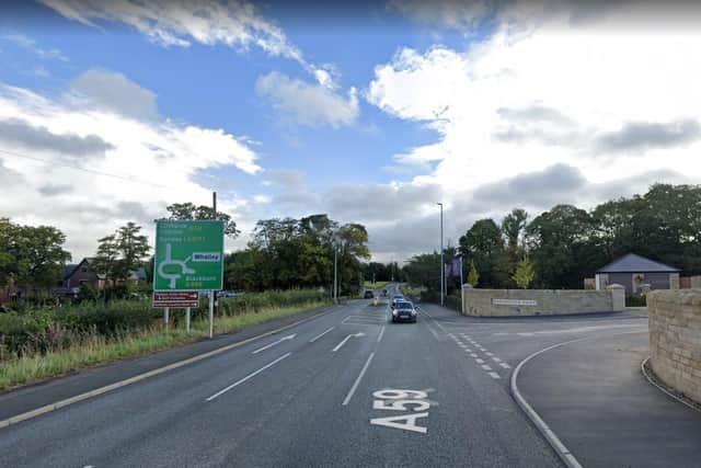 The road was closed in both directions at around 6am after a crash between A666 Whalley New Road and the Langho roundabout at A671, heading North East towards Clitheroe