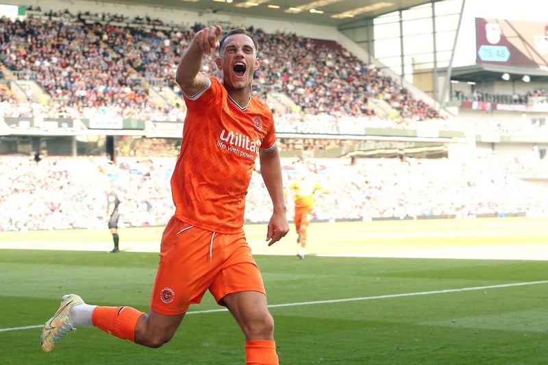 The striker scored one of Blackpool's three goals during the entertaining 3-3 draw at Turf Moor.