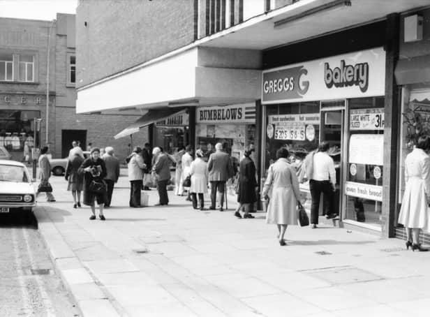 Burnley town centre in 1981