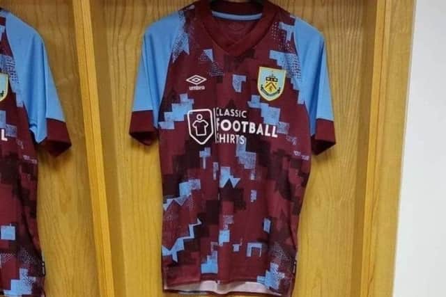 Burnley's new strip for 2022/23