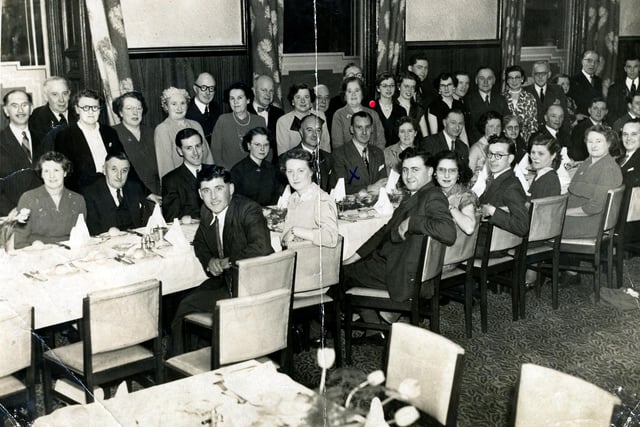 The 1959 inaugural Young Conservatives' post-election dinner at The Empress Hotel, Burnley.