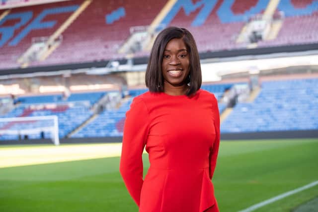 Burnley Women's head of football Lola Ogunbote