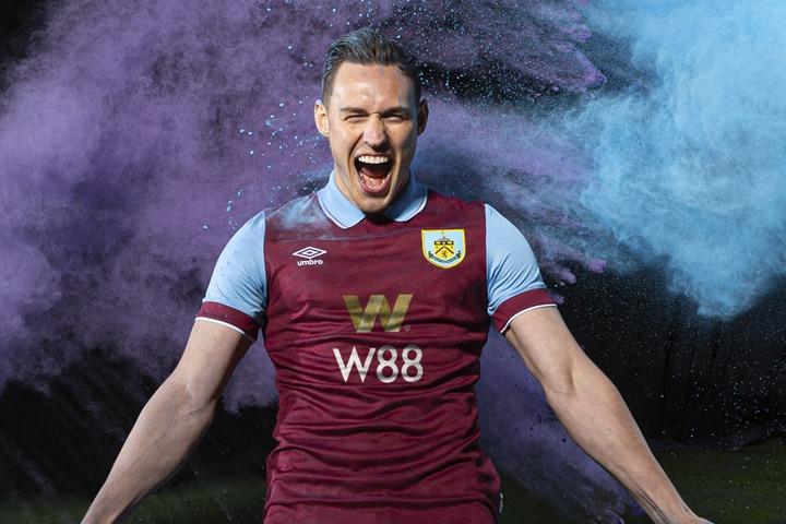 Burnley's new shirt draws inspiration from the 1994 strip, which saw the Clarets promoted to the second tier of English football.