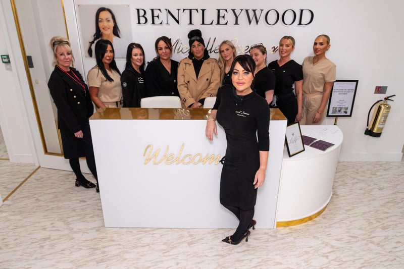 Michelle Green with her staff at Cosmetic Aesthetics, Bentleywood. Photo: Kelvin Lister-Stuttard