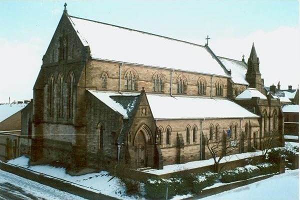 St Matthew's Church, Burnley, c1990. Credit: Lancashire County Council