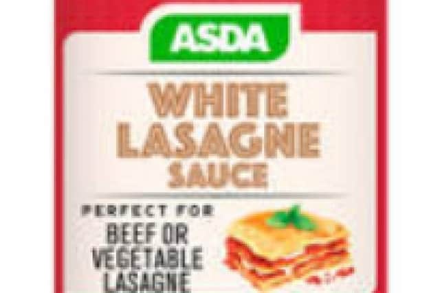Asda White Lasagne Sauce