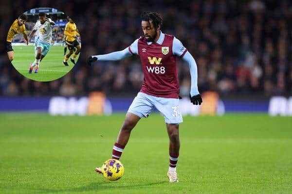 Mike Tresor and Shurandy Sambo, inset, have barely featured for the Clarets this season.