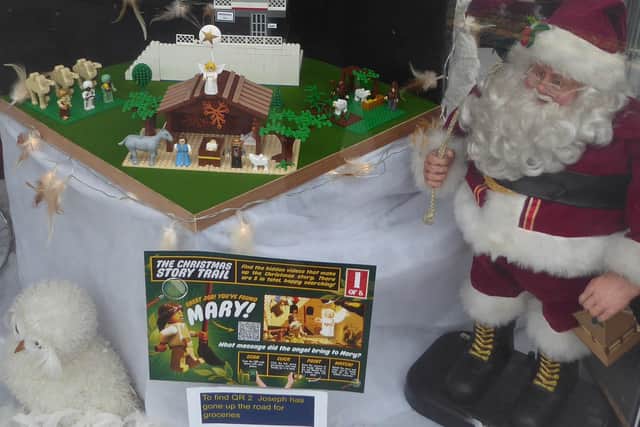 Cliviger is holding a Lego Nativity story