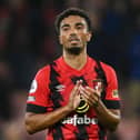BOURNEMOUTH, ENGLAND - OCTOBER 19: Junior Stanislas of AFC Bournemouth applauds their fans after the final whistle of the Premier League match between AFC Bournemouth and Southampton FC at Vitality Stadium on October 19, 2022 in Bournemouth, England. (Photo by Mike Hewitt/Getty Images)