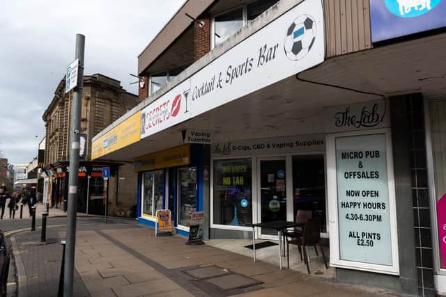 Exterior of The Secrets Lounge Bar in Burnley Town Centre. Photo: Kelvin Stuttard