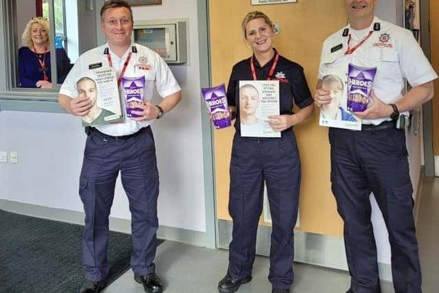 Samaritans support at Burnley Fire Station
