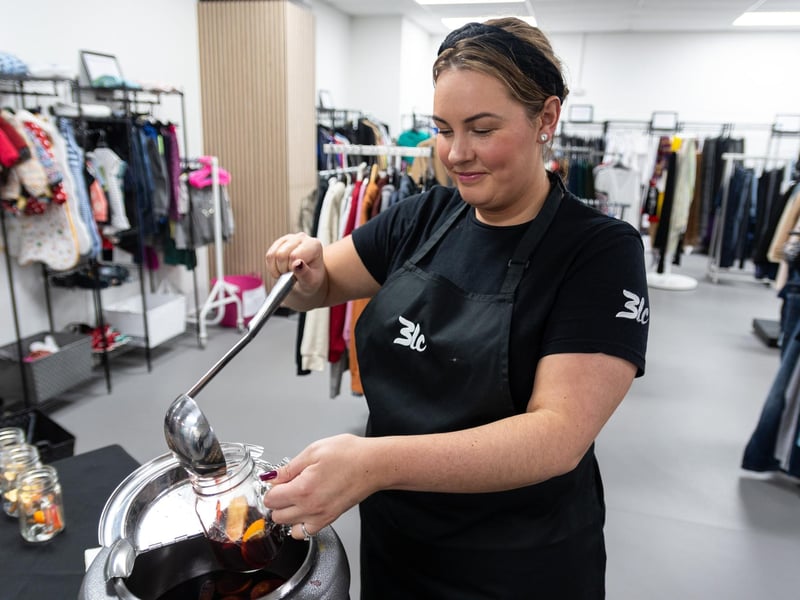 Waste Not Feast More event at Down At Town in Burnley Town Centre. Photo: Kelvin Lister-Stuttard