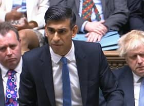 Chancellor Rishi Sunak making a statement in the House of Commons on the cost of living crisis.