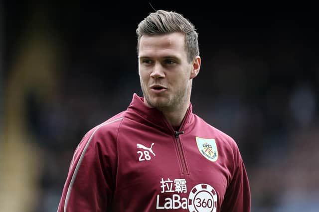 Burnley's Kevin Long during the pre-match warm-up 

The Premier League - Burnley v Bournemouth - Saturday 22 September 2018 - Turf Moor - Burnley