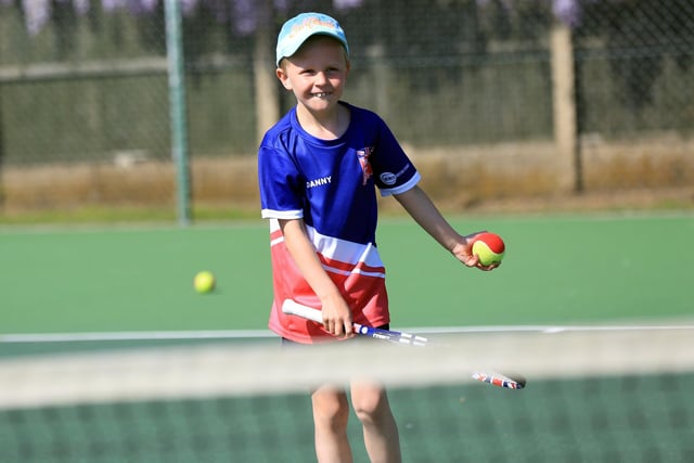A lot of fun was had during the Tennis for Kids initiative in 2018.