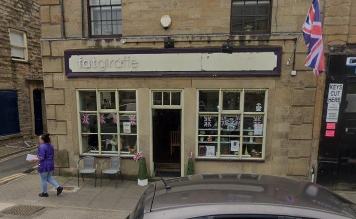 The Fat Giraffe in Church Street, Padiham, has a rating of 4.8 from 180 Google reviews.