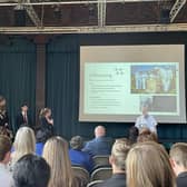 With the international COP28 climate conference taking place later this year, students aged between 13 and 16 attended the first student climate Conference of Ribble Valley Schools – CORVS1 – on 23rd June at Stonyhurst College
