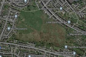The large parcel of land south of Halifax Road that has been earmarked for a new cemetery