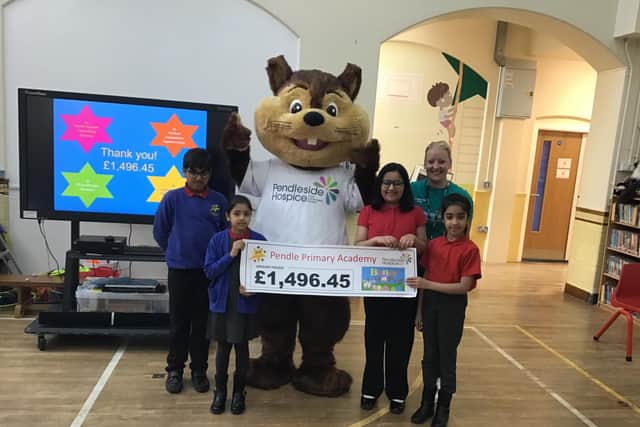 Pendle Primary children raised money for Pendleside Hospice