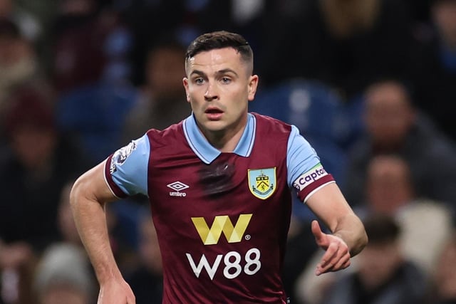 The midfielder plays a vital role in progressing Burnley's attacks through the thirds, often collecting the ball from Muric.