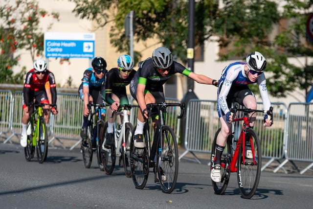 Action from the Youth A and B Race at the 2023 Colne Grand Prix. Photo: Kelvin Lister-Stuttard