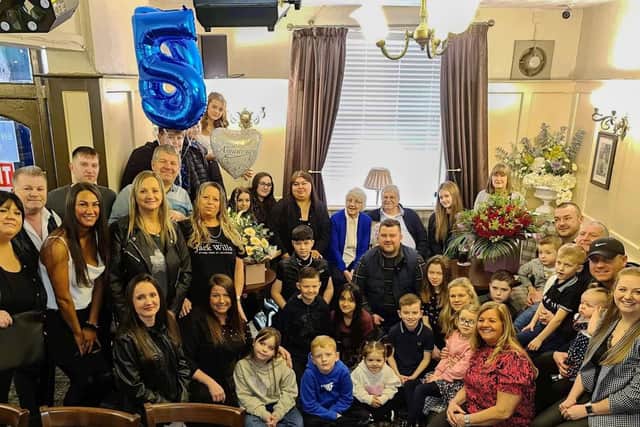 The family gathers for the 65th wedding anniversary of the head of the clan, Brian and Sheila